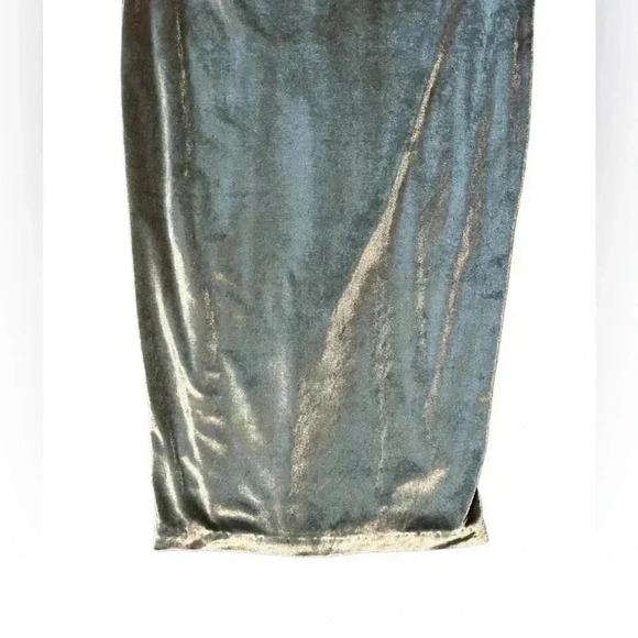 NWT Likely Dresses Likely Driggs Velvet Midi Dress In Pewter Medium - Picture 5 of 8